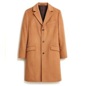 J. Crew Ludlow Wool-Cashmere Topcoat Men's Camel Size 42